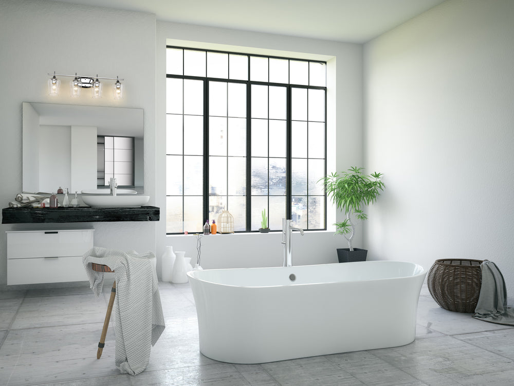 Joliet 4 Light Vanity in Chrome Finish