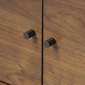 Hawkes Media Console - Dark Walnut Solid