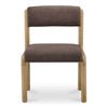 Moe's April Dining Chair Set in Deep Brown