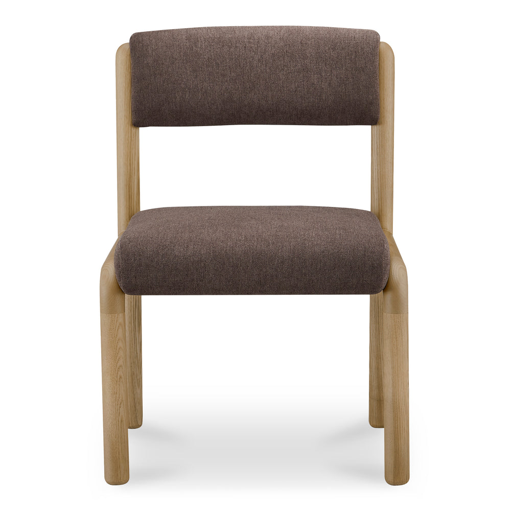 Moe's April Dining Chair Set in Deep Brown