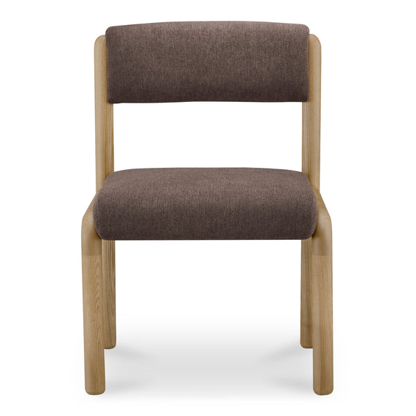 Moe's April Dining Chair Set in Deep Brown
