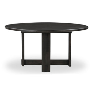 Moe's Glenn Round Dining Table in Dark Brown