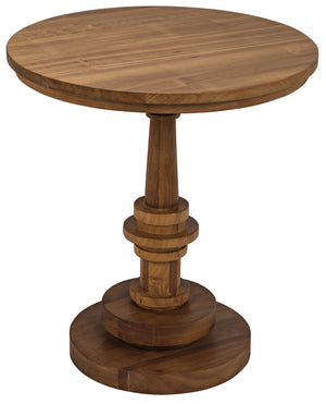Comodo Side Table, Gold Teak