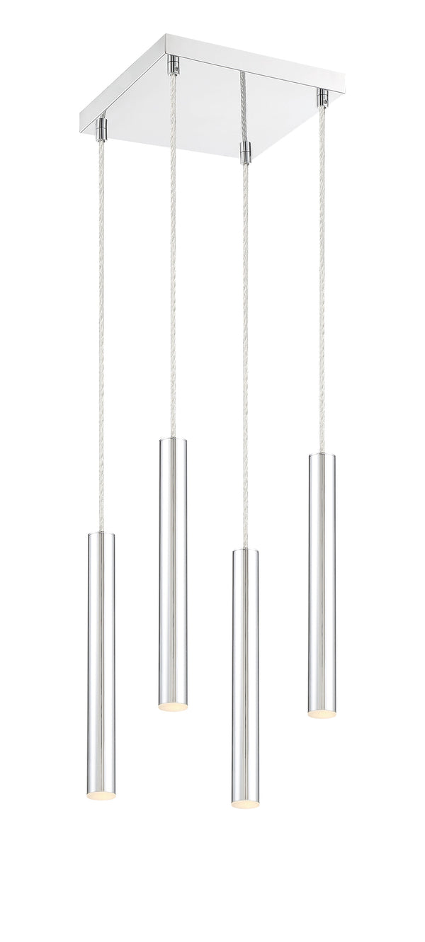 Forest 4 Light Island/Billiard in Chrome Finish