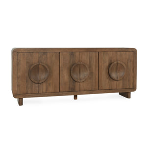 Vally Solid Wood 6 Drawer Buffet with Magnetic Doors