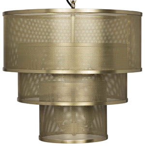 Arena Pendant, Metal with Brass Finish