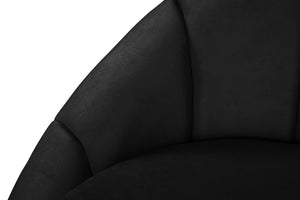 Jesse Sofa In Black Velvet