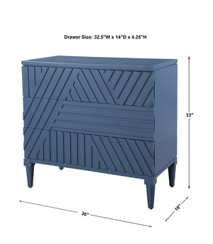 Colby Drawer Chest In Blue