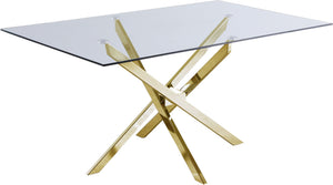 Sophia Dining Table In Gold