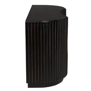 Irene Dresser, Hand Rubbed Black with Light Brown Trim