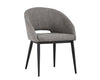 Thatcher Dining Chair - Black - Antique Grey