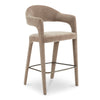 Moe's Martens Bar Stool Camel Upholstery