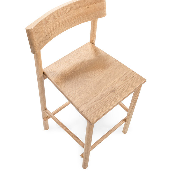 Foundation Solid Wood Counter Stool - Light Oak