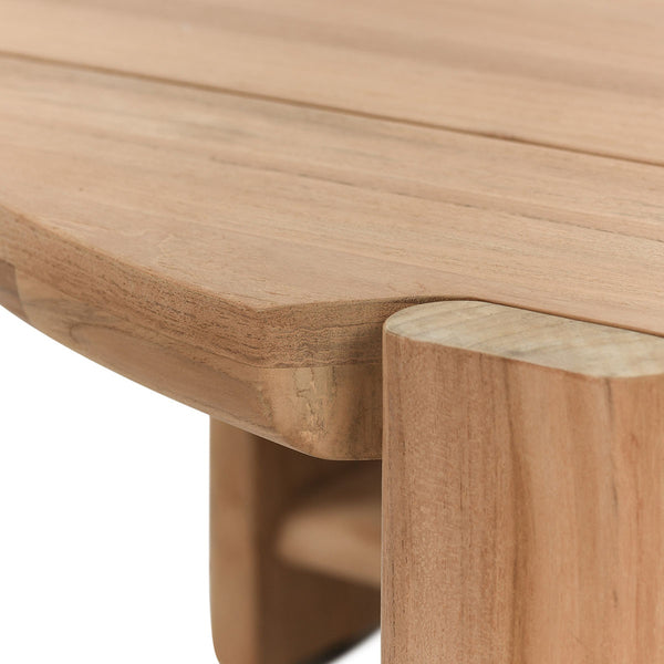 Aston Outdoor Round Coffee Table 48" in Teak