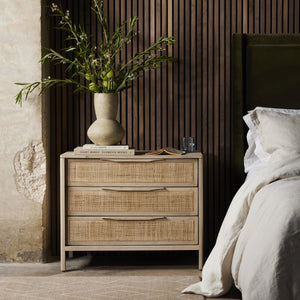 Sydney Large Nightstand in Natural Mango