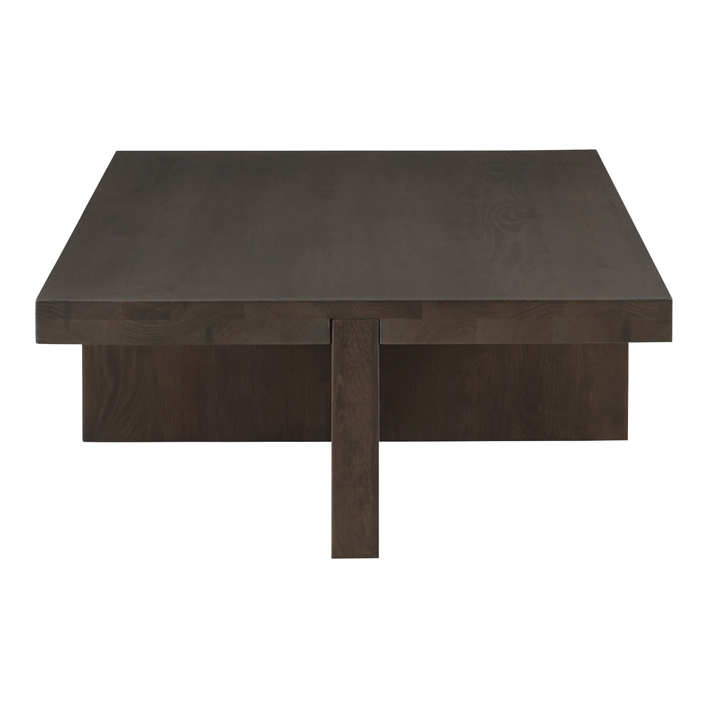 Folke Rectangular Coffee Table in Dark Brown Oak