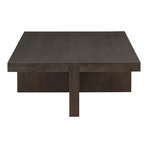 Folke Rectangular Coffee Table in Dark Brown Oak