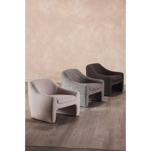 Kenzie Accent Chair in Textured Dune Fabric