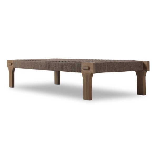 Moxie Outdoor Coffee Table - Stained Toasted Brown-FSC