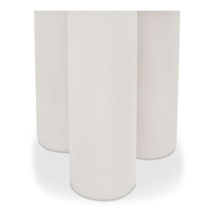 Rocca Side Table in Cream Concrete
