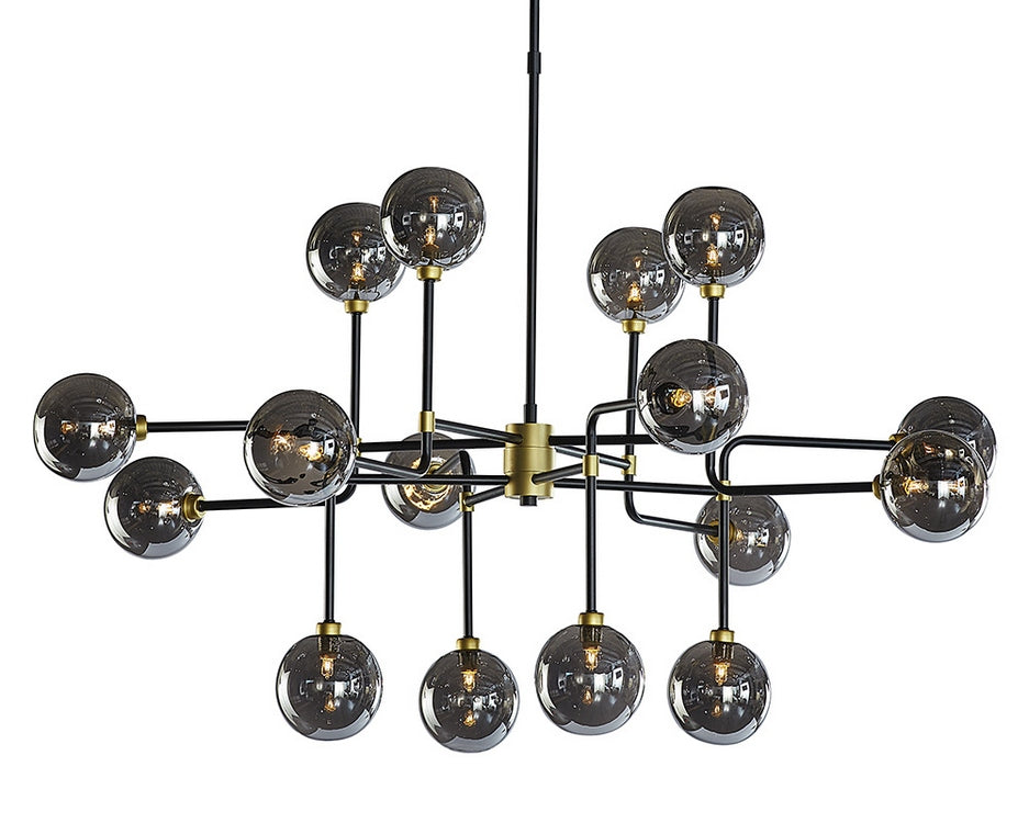 Deimos Ceiling Light - Large - Smoke Grey