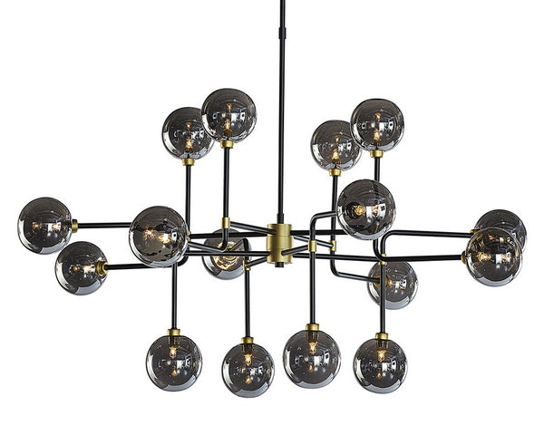 Deimos Ceiling Light - Large - Smoke Grey