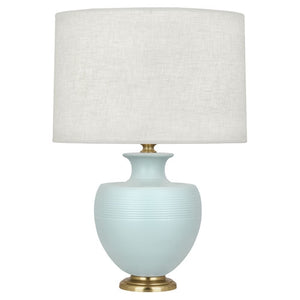 Matte Sky Blue Michael Berman Atlas Table Lamp