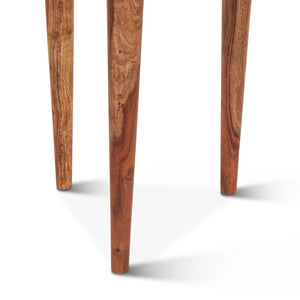 Salem 23" Sheesham Wood Side Table, Natural