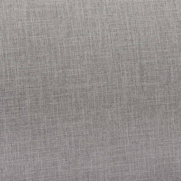 Palisades Grey Fabric Wrap Brown Wooden Frame Dining Chair