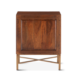 Cosmopolitan Night Chest, Honey Brown