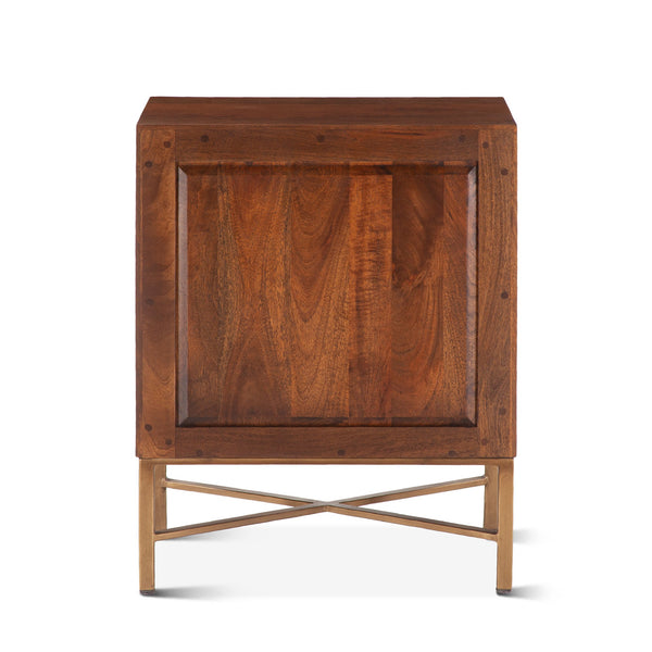 Cosmopolitan Night Chest, Honey Brown