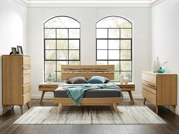 Caramelized Azara California King Platform Bed