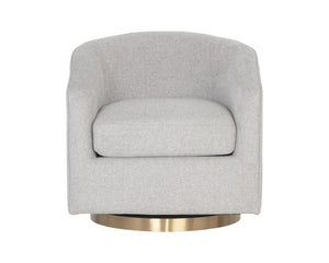 Hazel Swivel Lounge Chair - Belfast Heather Grey