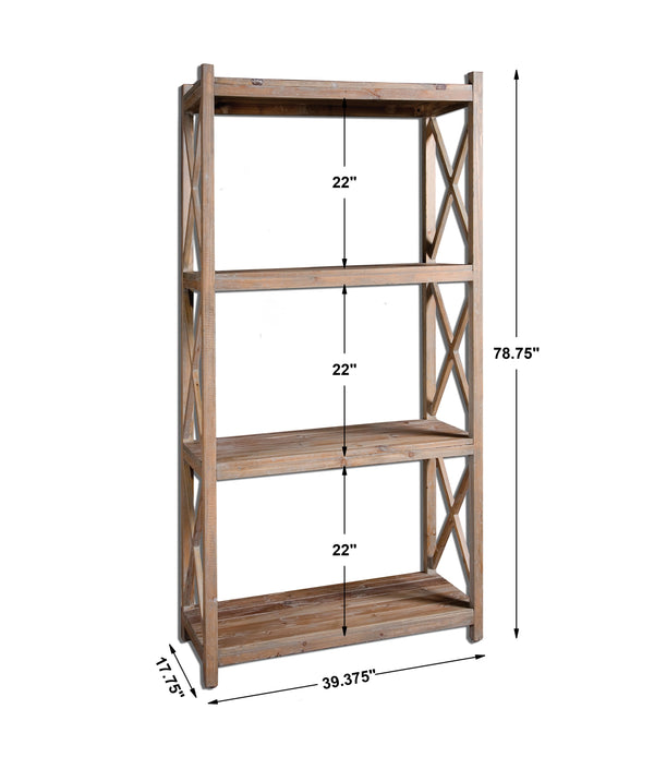 Stratford Reclaimed Wood Etagere
