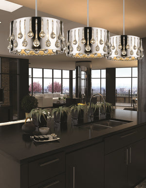 Oberon 4 Light Pendant in Chrome  Finish