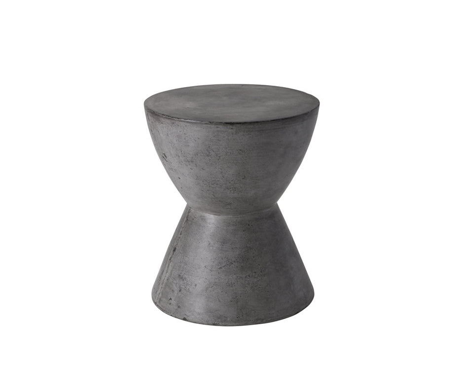 LOGAN END TABLE - ANTHRACITE  GREY