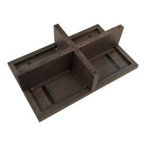 Folke Rectangular Coffee Table in Dark Brown Oak
