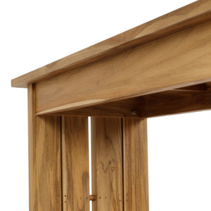 Chapman Outdoor Console Table - Natural Teak-FSC