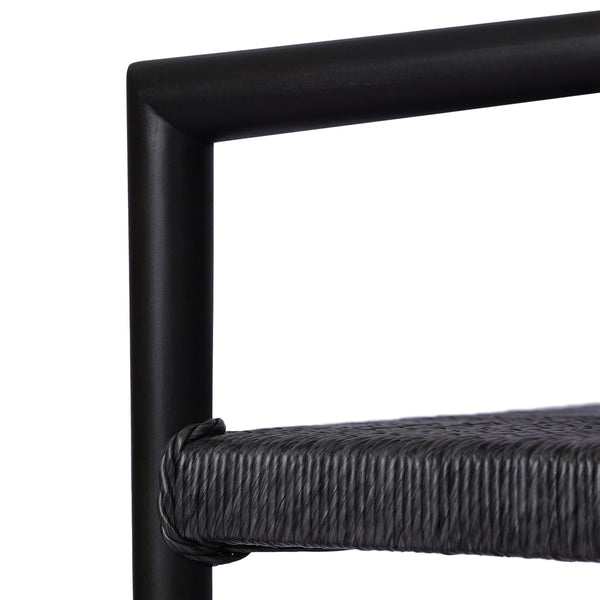 Lomas Outdoor Dining Armchair - Vintage Coal