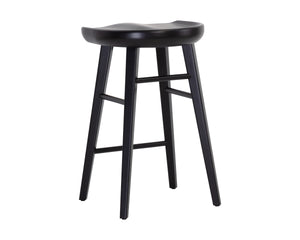 DOMINIC COUNTER STOOL - BLACK