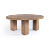 Mesa Round Coffee Table-Light Brushed
