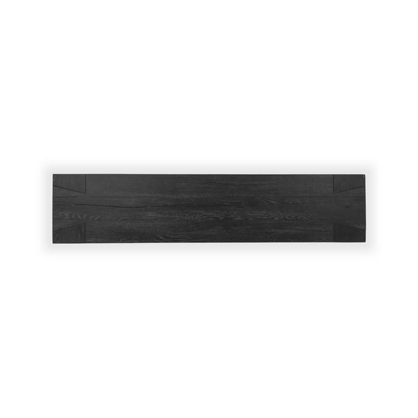 Bristol Solid Wood Rectangle Console Table - Aged Black