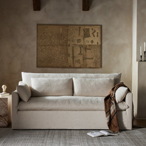 Zadie 88" Sofa in Newcastle Natural
