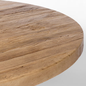 Allandale Round Dining Table In Natural Elm