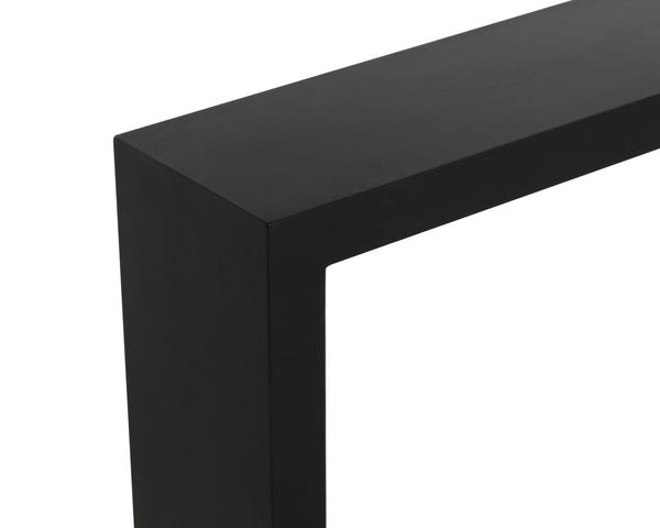 AXLE CONSOLE TABLE - BLACK