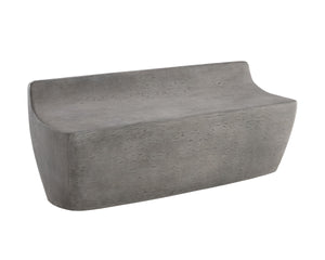 LEDGER BENCH - ASH GREY WOOD LOOK