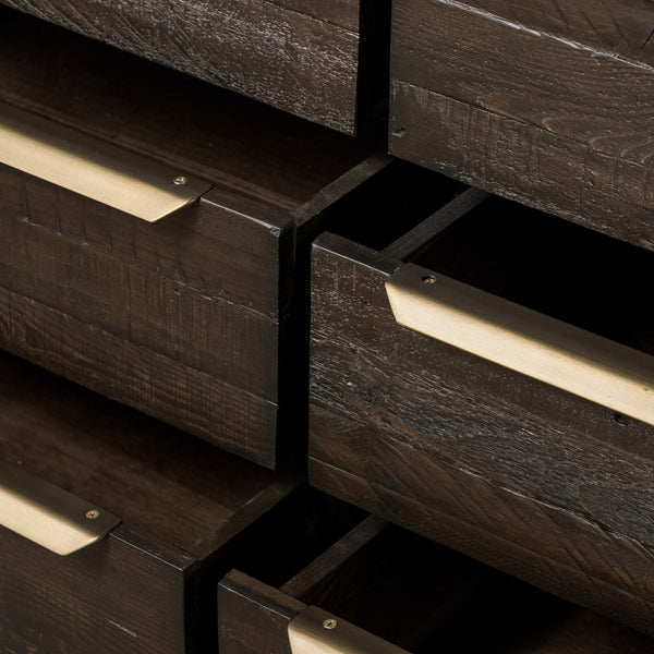 Wyeth 6 Drawer Dresser-Dark Carbon