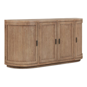 Nicola Sideboard in Reclaimed Pine with Curved Doors