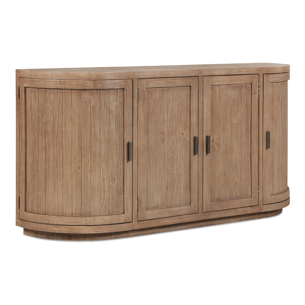 Nicola Sideboard in Reclaimed Pine with Curved Doors