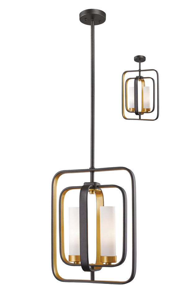 Aideen 2 Light Mini Pendant in Bronze Gold Finish